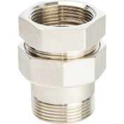 STOUT Американка В/Н 1 1/4" никелированная, уплотнение o-ring кольцо