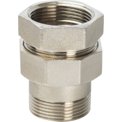 STOUT Американка В/Н 1 1/2" никелированная, уплотнение o-ring кольцо