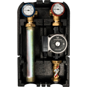 STOUT  Насосная группа с прямым контуром 1"c нас. Grundfos UPSO 25-65 в изоляции