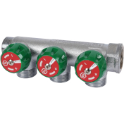 STOUT Коллектор распределительный 3/4", на 3 отвода 3/4" (евроконус)