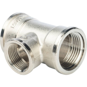 STOUT Тройник ВВ переходной 1*3/4*1" никелированный