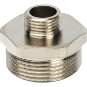 STOUT Ниппель НН переходной  никелированный   1 1/4 х1/2"
