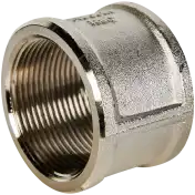 STOUT Муфта 1 1/2" никелированная