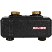 ROMMER Гидравлическая стрелка RDG-1015 4,53 м3/час, в теплоизоляции