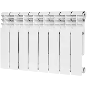Радиатор бим. ROMMER PROFI (RAL9016) Bl350х80 8-секц.
