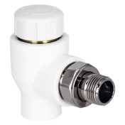 Термоклапан угловой с преднастройкой   20x1/2" TEBO C--TB (10/60)