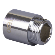 Удлинитель хромированный  ВН/НАР   1/2"x30 мм (36/288)  TEBO (легкий)