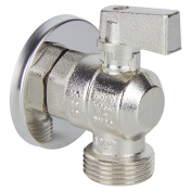 Кран шаровой для сантехприборов с отражателем  НАР 1/2"х1/2" (12/96)TEBO