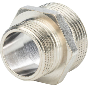 STOUT Ниппель НН переходной  никелированный   1 1/4"х1"