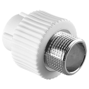 Муфта комб. нар.р.  20x1/2" (серый цв.) R-TB-Gr TEBO (40/160)