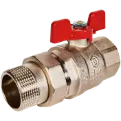 STOUT Кран шаровый с американкой  полнопроходной 1 1/4" (EPDM)