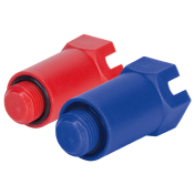 Заглушка длинная  1/2"  синяя  TEBO RU-TB (10/100)