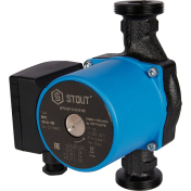 STOUT Насос циркуляционный 25/40-180 220/240V 50Hz с латунными гайками G1 1/2xRp 1