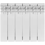 Радиатор алюм. ROMMER PROFI (RAL9016) AL350х80  4-секц.